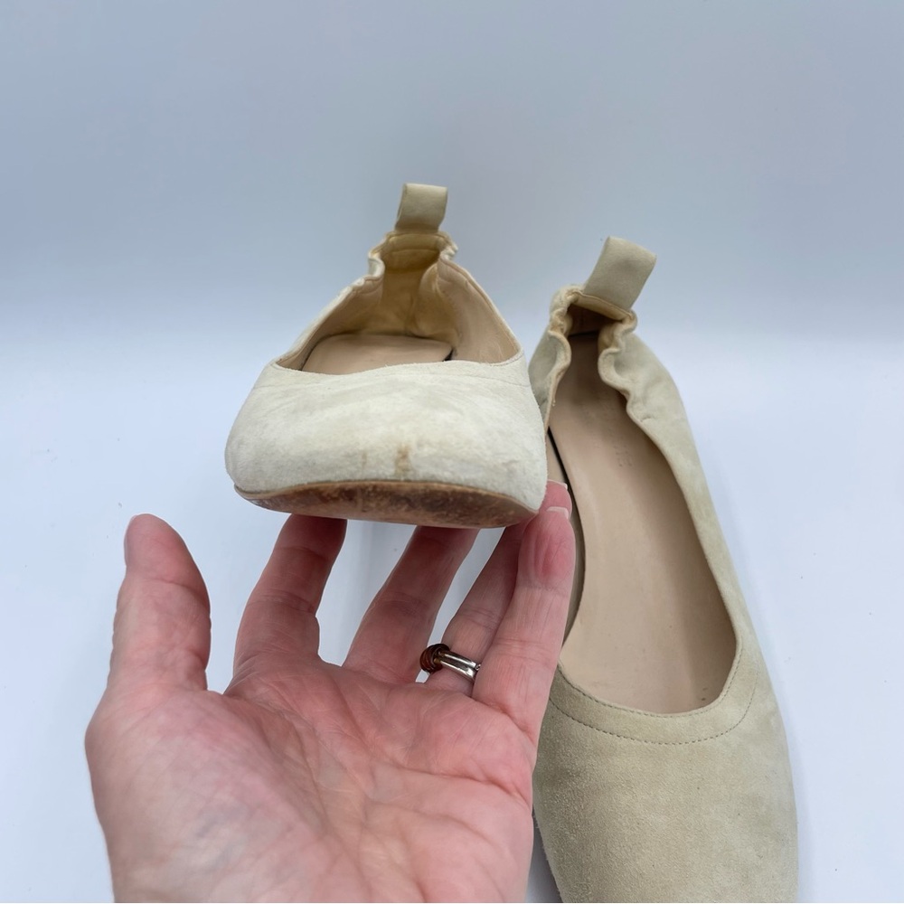 Everlane The Italian Suede Day Heel 9 Bone - Picture 9 of 16